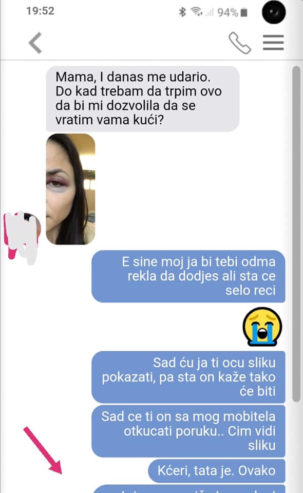 Mu Me I Danas Udario Pitala Sam Mamu Mogu Li Se Vratiti Kod Njih